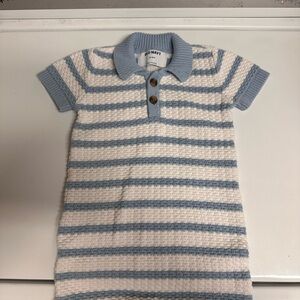 Old Navy Blue and White Knit outfit